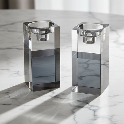 זוג פמוטי קריסטל בסגנון יוקרה