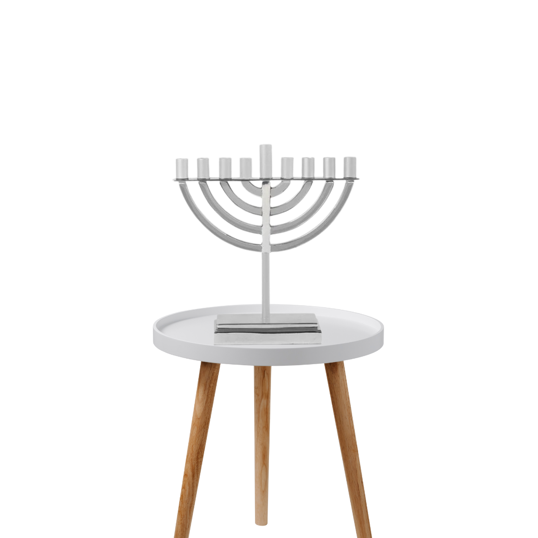 חנוכיה קלאסית גדולה בגוון טבעי